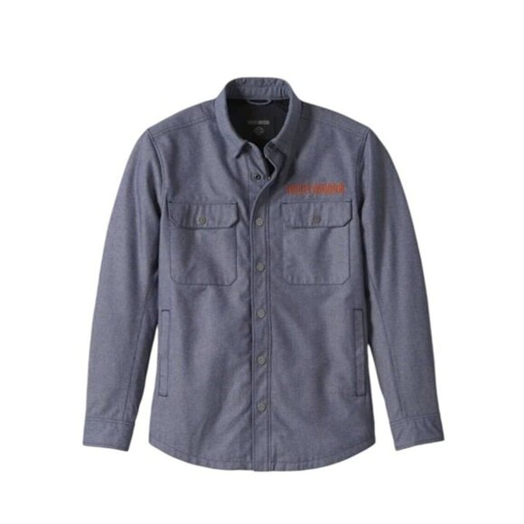 Harley-Davidson Men's Operative Riding Shirt Jacket - Peacoat - Picture 1 of 12